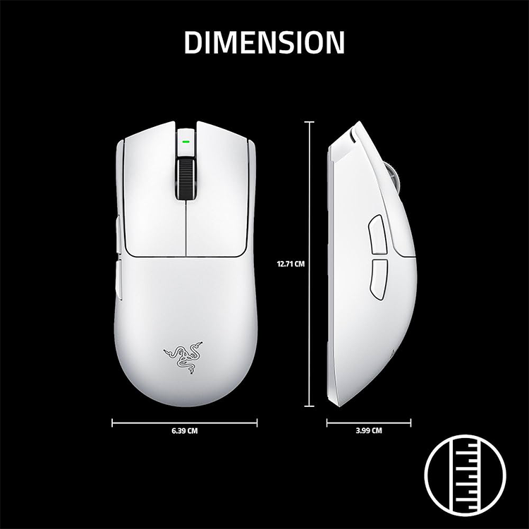 خرید موس Razer Viper V4 Pro - بی‌سیم - سفید